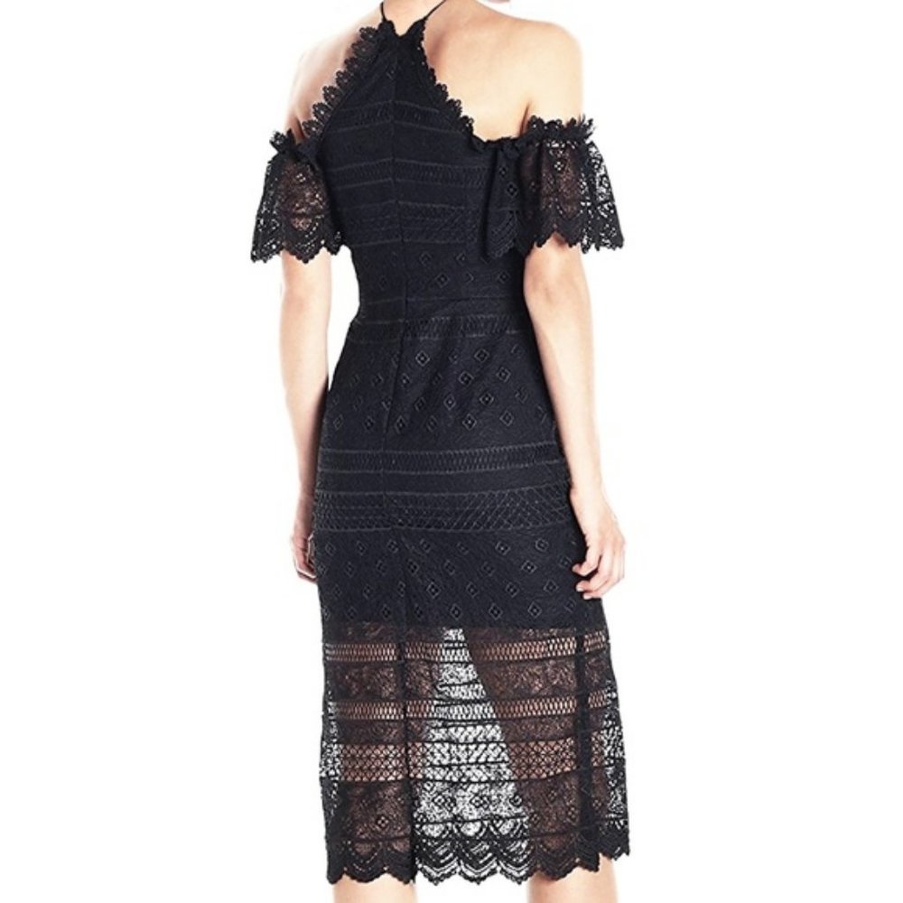 AMUR Tamara Black Lace Cocktail Dress | Size 6 | NWT - Picture 4 of 10
